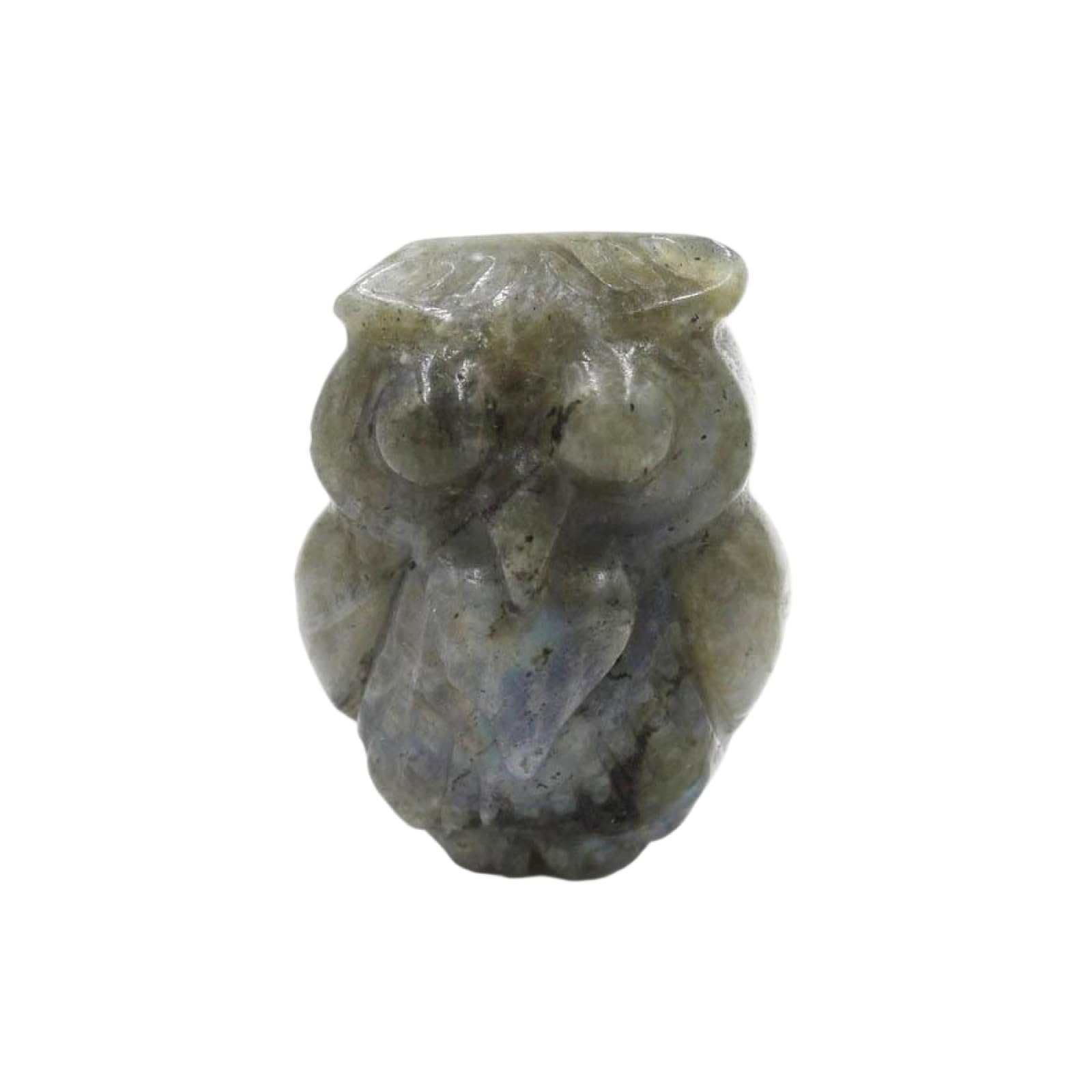 Zicnjodye 1pc Natural Stone Owl Shape Ornament