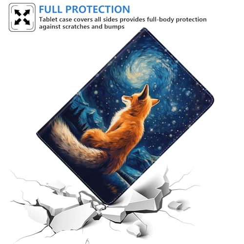 Protection iPad Pro 11 M4 cuir PU premium et finitions soignées style renard
