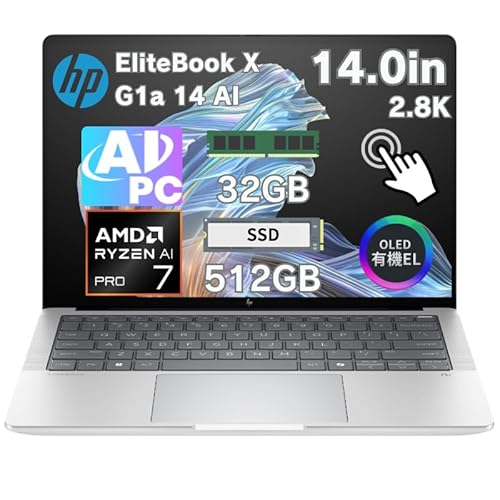 �y�����ςݕi�z �m�[�g�p�\�R�� EliteBook X G1a 14 AI 14.0�C���` 2.8L OLED �^�b�`�p�l�� CPU AMD Ryzen AI 7 Pro 360 ������ 32GB SSD 512GB Windows11 Pro Wi-Fi