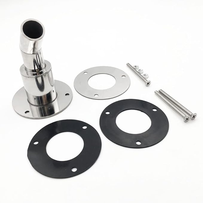 ALLMOST Thru Hull Exhaust Skin,316 Stainless Steel Thru