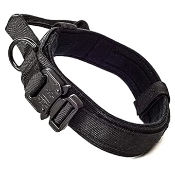 Coleira para Cachorro Grande e Forte MADOG Comander (G, PRETO)