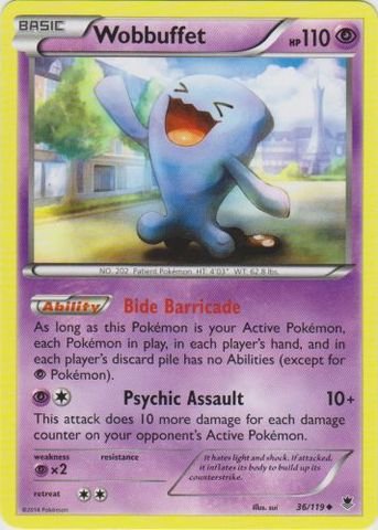Amazon.com: Pokemon - Wobbuffet (36/119) - XY Phantom Forces