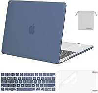 Vista 27 de MOSISO - Funda rígida de plástico con protector para teclado y pantalla, bolsa para MacBook Pro de 13 pulgadas M2 2025/2024/2023/2022-2016, A2338
