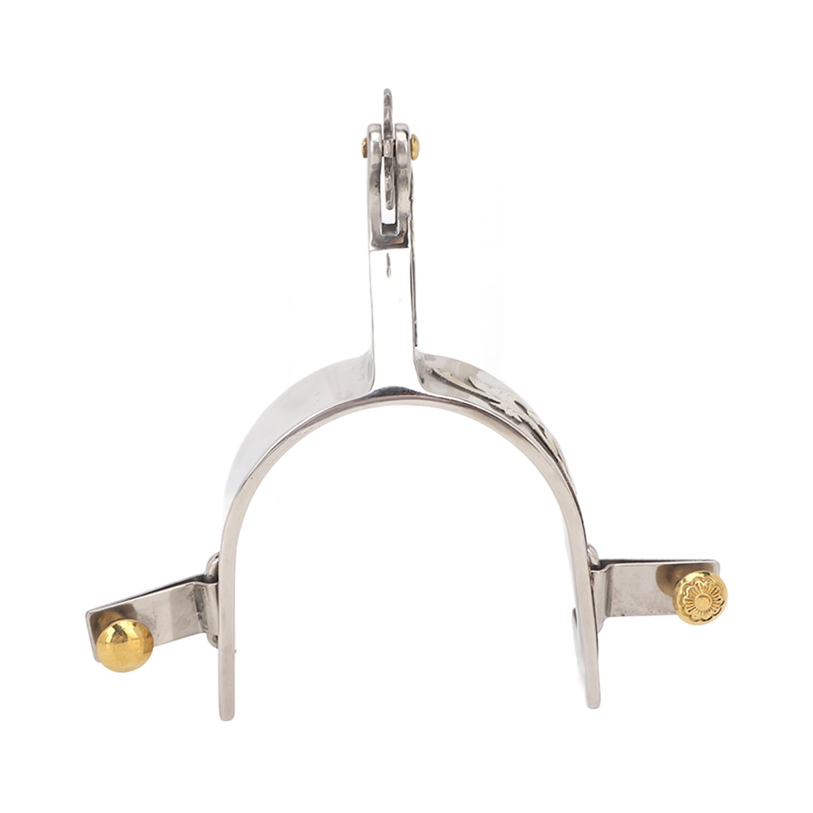 Espuelas para botas vaqueras, 1 par de espolones de caballo para hombres y mujeres, espolones de acero inoxidable con engranaje giratorio para entusiastas ecuestres