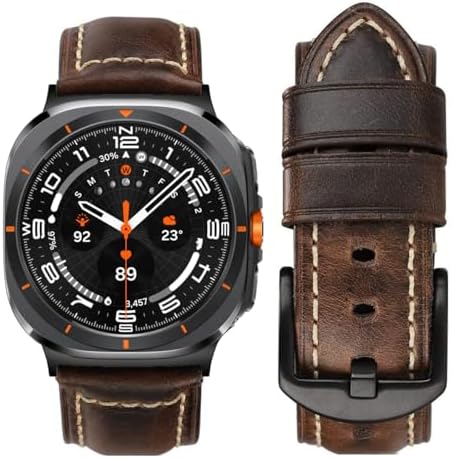 Leather Band For Samsung Galaxy Watch Ultra 47mm (2025/2024)