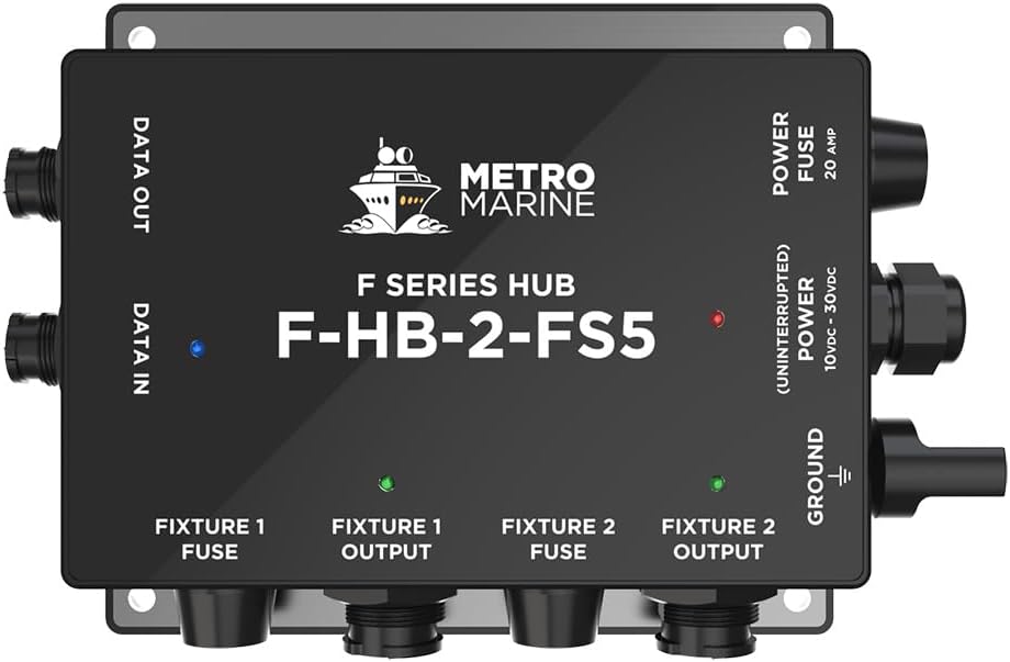 F-HB-2-FS5 - Aftermarket Replacement Full Spectrum Hub - 2 Outputs Compatible with Metro Marine