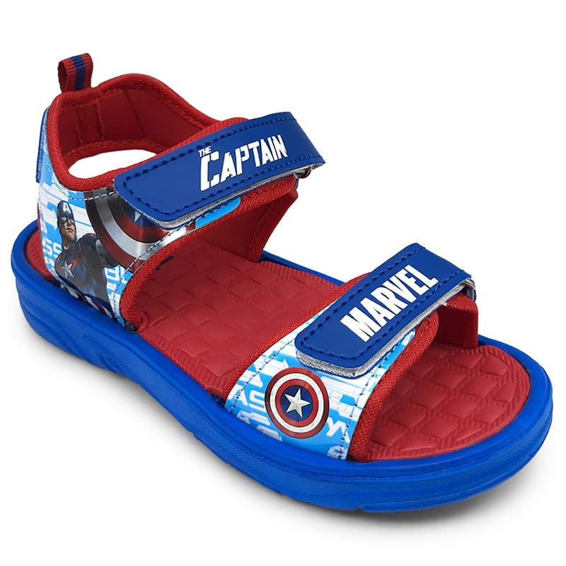 Kidsville Kids Boys Captain America Printed Royal Blue Sandals (B0CKBXPFDL) Amazon Price History, Amazon Price Tracker