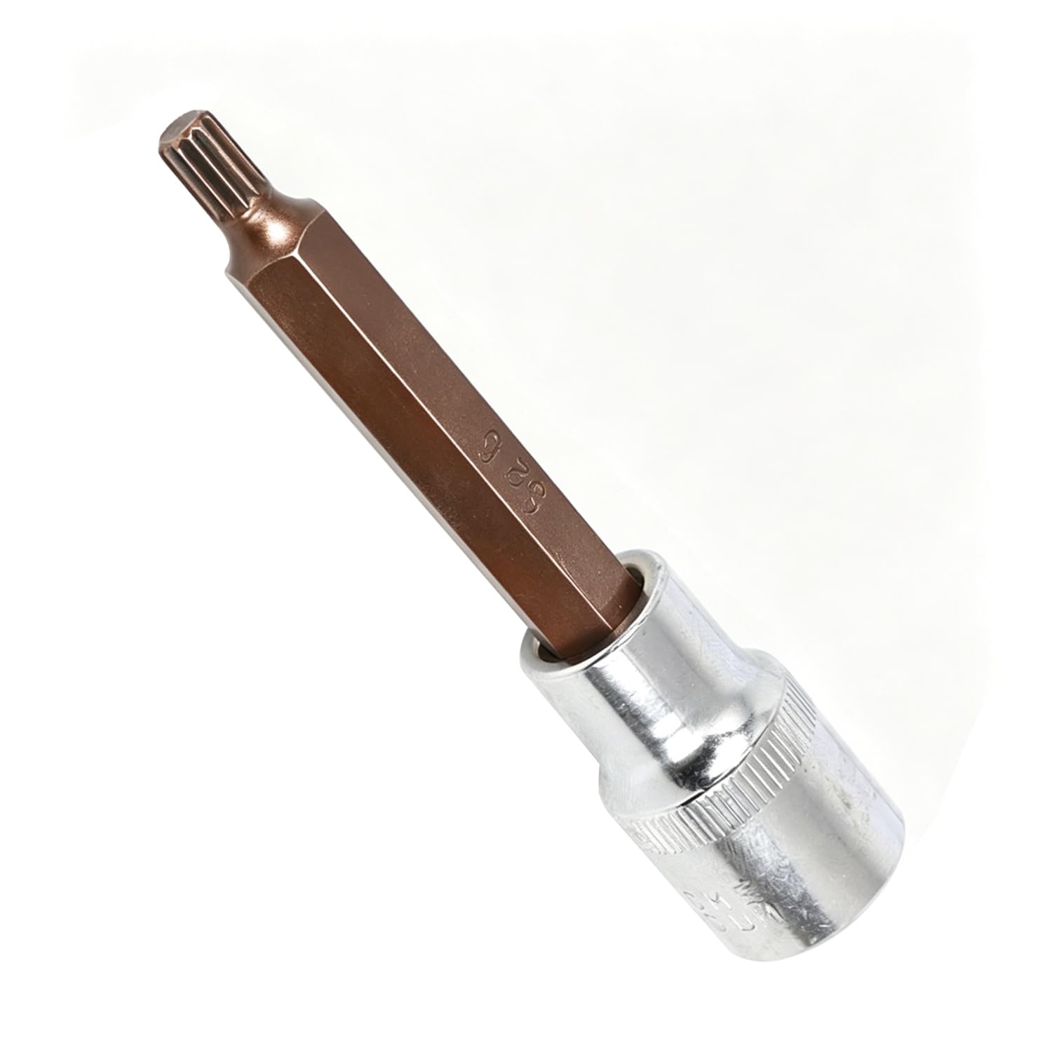 Juttzzei 1/2" Drive x M6 (6mm) Triple Square Spline Bit Socket 12 Point
