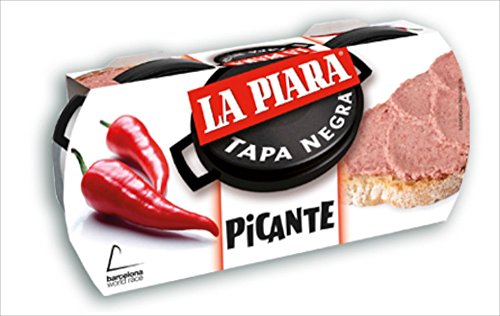 La Piara Paté Tapa Negra Picante - Paquete de 2 x 73 gr - Total: 146 gr