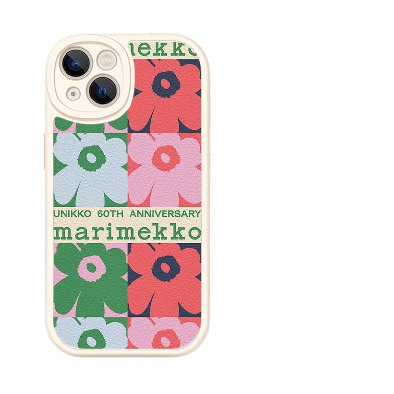 Amazon.co.jp: マリメッコ 花柄 iPhone 17 ケース 傷に強い背面