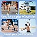 BEIQIYA 2pcs Silicone Patella Strap, Elastic Patellar Tendon Support Straps Belts for Woman & Man, Ergonomic Knee Wraps Bands for Basketball, Soccer, Volleyball, Running, Training- Skin