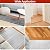 20Ft Floor Transition Strip Self Adhesive Carpet to Tile Floor Edging Trim PVC Threshold Strips, Peel and Stick Floor Joining Strip Suitable for Threshold Height Less Than 5mm(Light Brown Wood Grain)