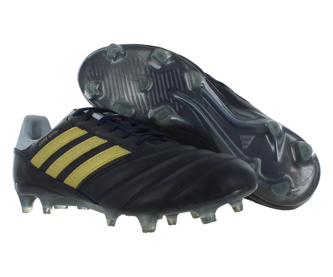 adidas Copa Icon Firm Ground Unisex Shoes Size 8, Color: Legend Ink/Gold Metallic/Wonder Blue