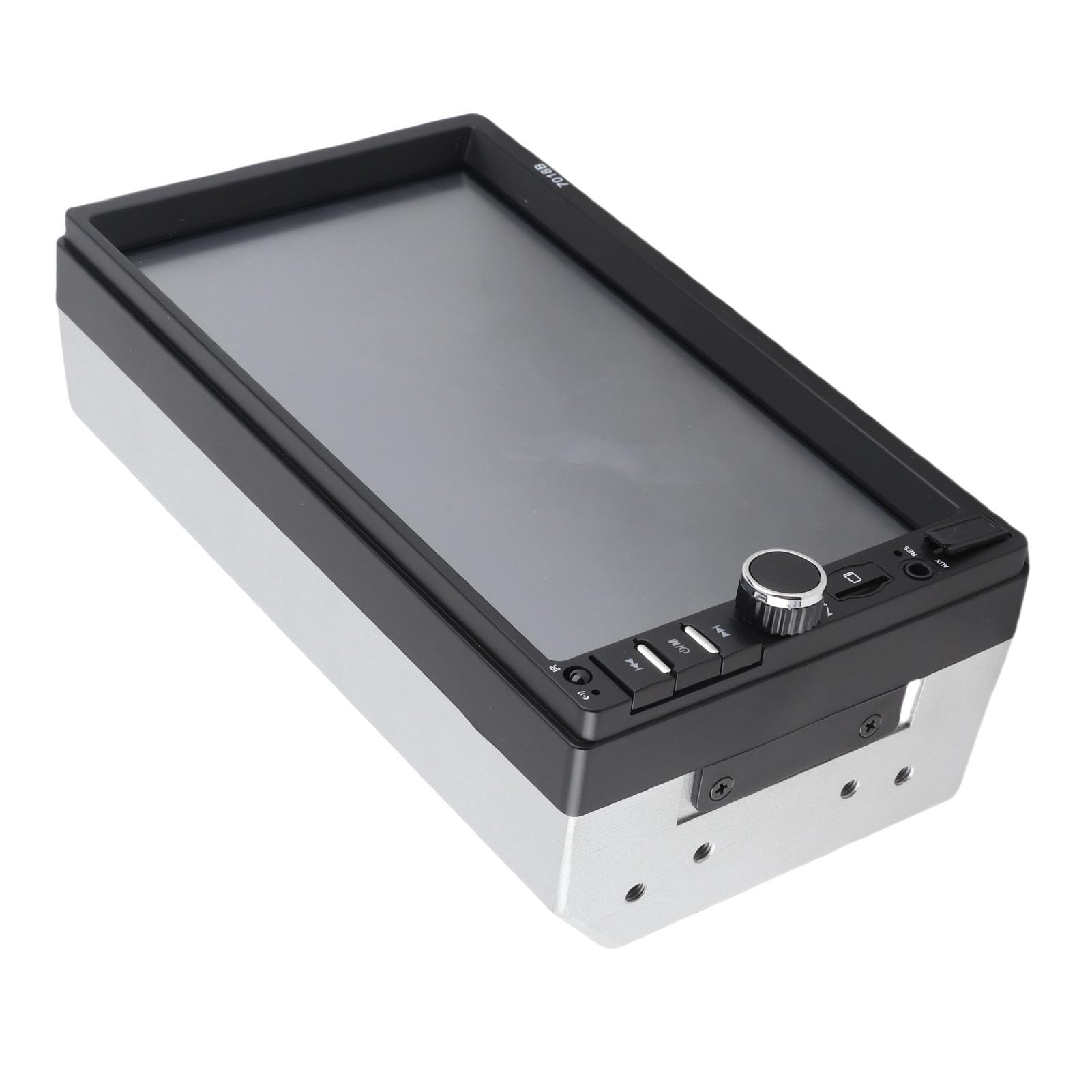 7-Zoll-Touchscreen-Head-Unit-Multimedia-Receiver mit kabellosem Carplay und Android Auto, DC 12 V Auto-MP5-Player, Bluetooth-Freisprechfunktion, FM-Transmitter, 1024 x 600 (Typ C)
