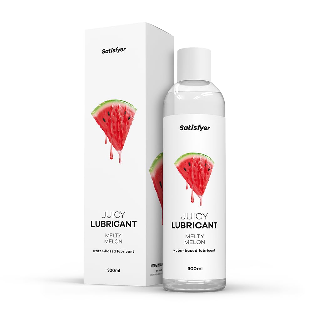 Satisfyer Melty Melon 300 ml | Wasserbasiertes Gleitmittel für empfindliche Haut | Öl- & fettfrei, leicht abwaschbar & kondomgeeignet | Gleitfreudig & hautfreundlich
