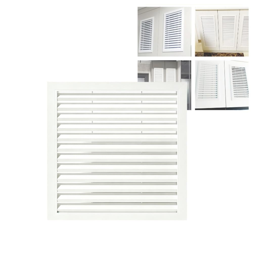 Cubierta de ventilación de aire – Apertura de conducto de rejilla de techo | Ventilación de suelo resistente y cubiertas de ventilación para el hogar y la oficina – Rejillas de pared y techo, color