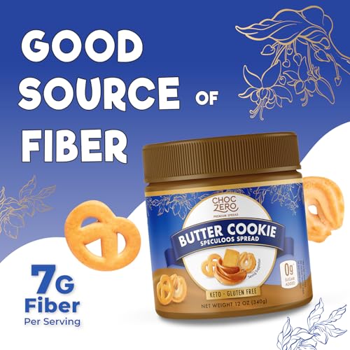 Choczero CZO36870 Keto Cookie Butter Spread - No Sugar Added, Gluten Free, Low Carb Speculoos, Biscuit, Keto Friendly, Nut Butter Alternative thumb #3