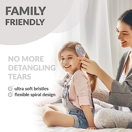 marQus Detangling Hair Brush for Women and Men, With Ultra-Soft, Flexible Bristles and Body, Glides Through Tangles with Ease - Image 4