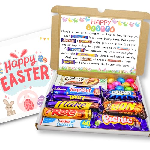 Easter Gift Box, easter eggs, Chocolate Gift Box with Assorted Easter Eggs, Chocolate Hamper, Chocolates gift Box, Chocolate Selection, Easter Gift For Kids