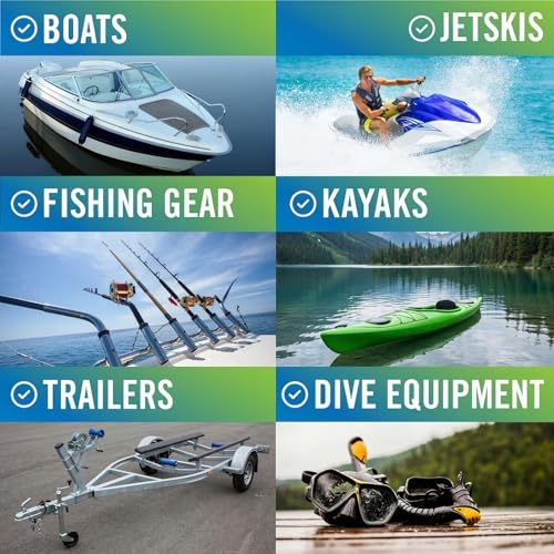 Image of Salt Remover for Boats Concentrate, Marine De-Salt Flusher for Outboard | Inboard Engines, Removes and Prevents Salt Build-Up, Better Boat