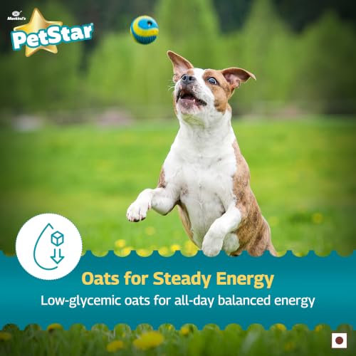 Image of Petstar Adult Dry Dog Food 10 kg, Duck & Oats, High Protein, Easy Digestion, Immunity Support, No Artificial Flavours or Added Sugar