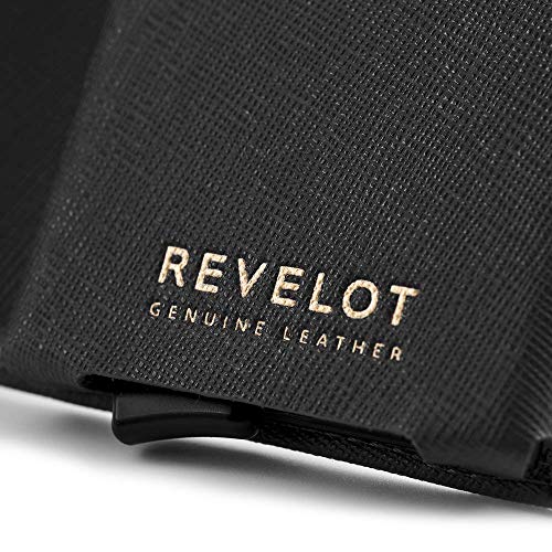 Cardholder Wallet/Genuine Leather with RFID Blocking / W1 (Black Saffiano)4