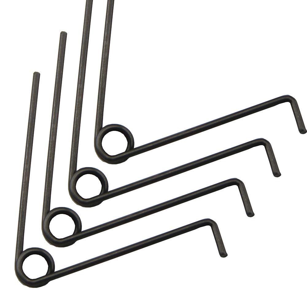 Mangobuy 50pcs Ressort Bouton 4.2-8mm Pour Tube 12-50mm - Clips Fixation Tente Poteau