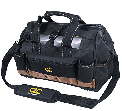 CLC Custom Leathercraft 1534 16 in. Tote Bag with Top Plastic Tray, 23 Pocket