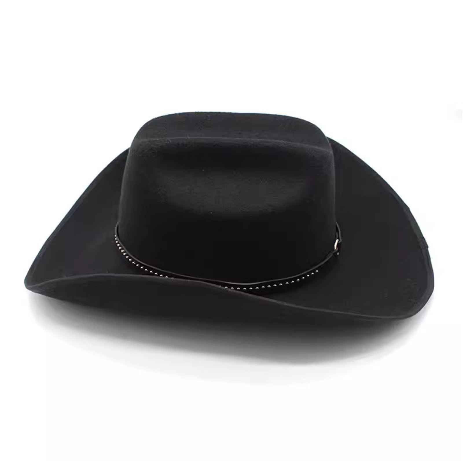 Cappello da Cowboy Cappello da Cowboy con Tesa Rigida Western Uomo Equitazione Prairie per Uomo e Donna