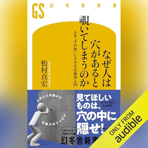 Page de couverture de なぜ人は穴があると覗いてしまうのか 人を“その気”にさせる仕掛学入門
