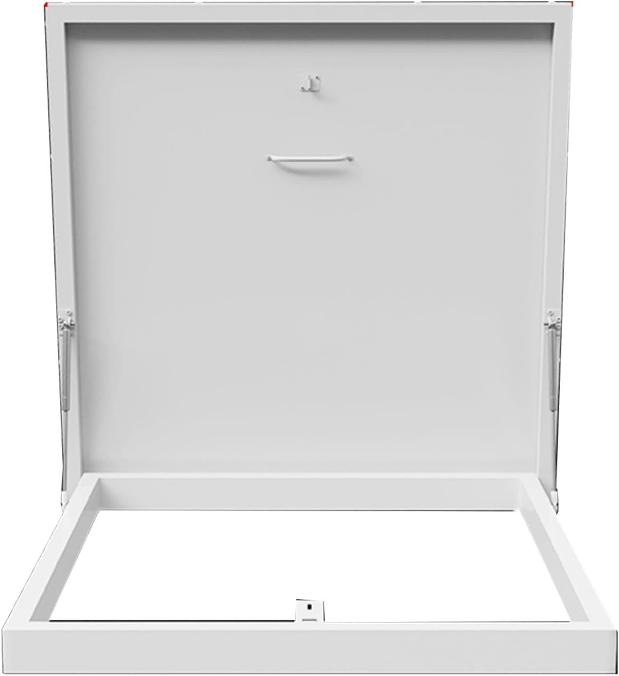 Zincato Botola del tetto, Soffitta Cantina del seminterrato Scale Coperchio di uscita, Botola di accesso Finestra di uscita Coperchi dei tombini per seminterrato Vicoli del pozzo Cortile,A-85x85cm