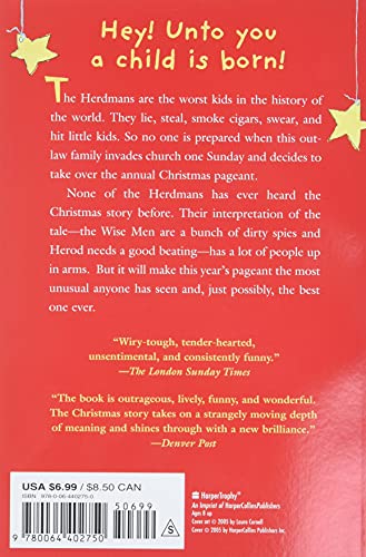 The Best Christmas Pageant Ever: A Christmas Holiday Book For Kids (The Best Ever) #TOP1