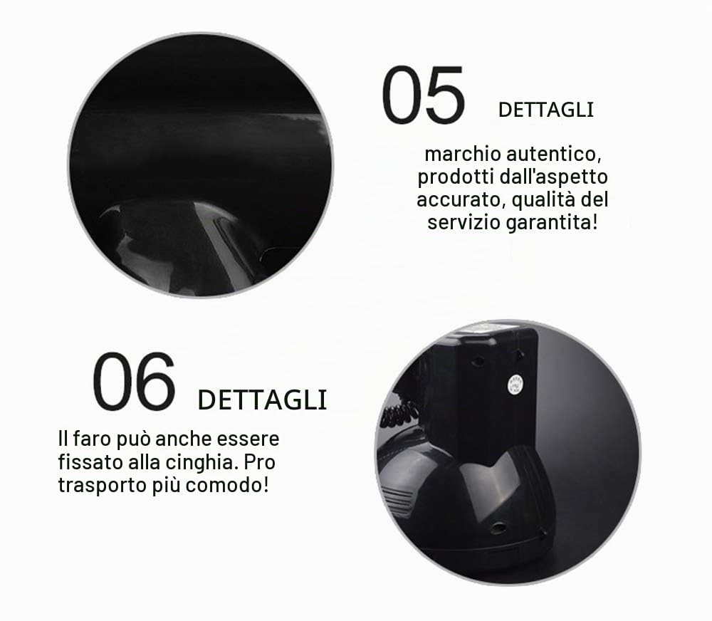 Faro di Ricerca ad Alta Potenza da 220 W Faro di Ricerca allo Xeno a Lungo Raggio a Luce Forte da 160 W Utilizza Batteria da 12 V 24 V per Caccia Barca per Auto ECC., Torcia a Regolazione Continua