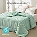 Bedsure Comforter Duvet Insert - Quilted Comforters Queen Size, All Season Duvet, GentleSoft Down Alternative Bedding, with 8 Tabs, Gifts for Women/Men, Sage Green, Queen 88 x 88 Inches