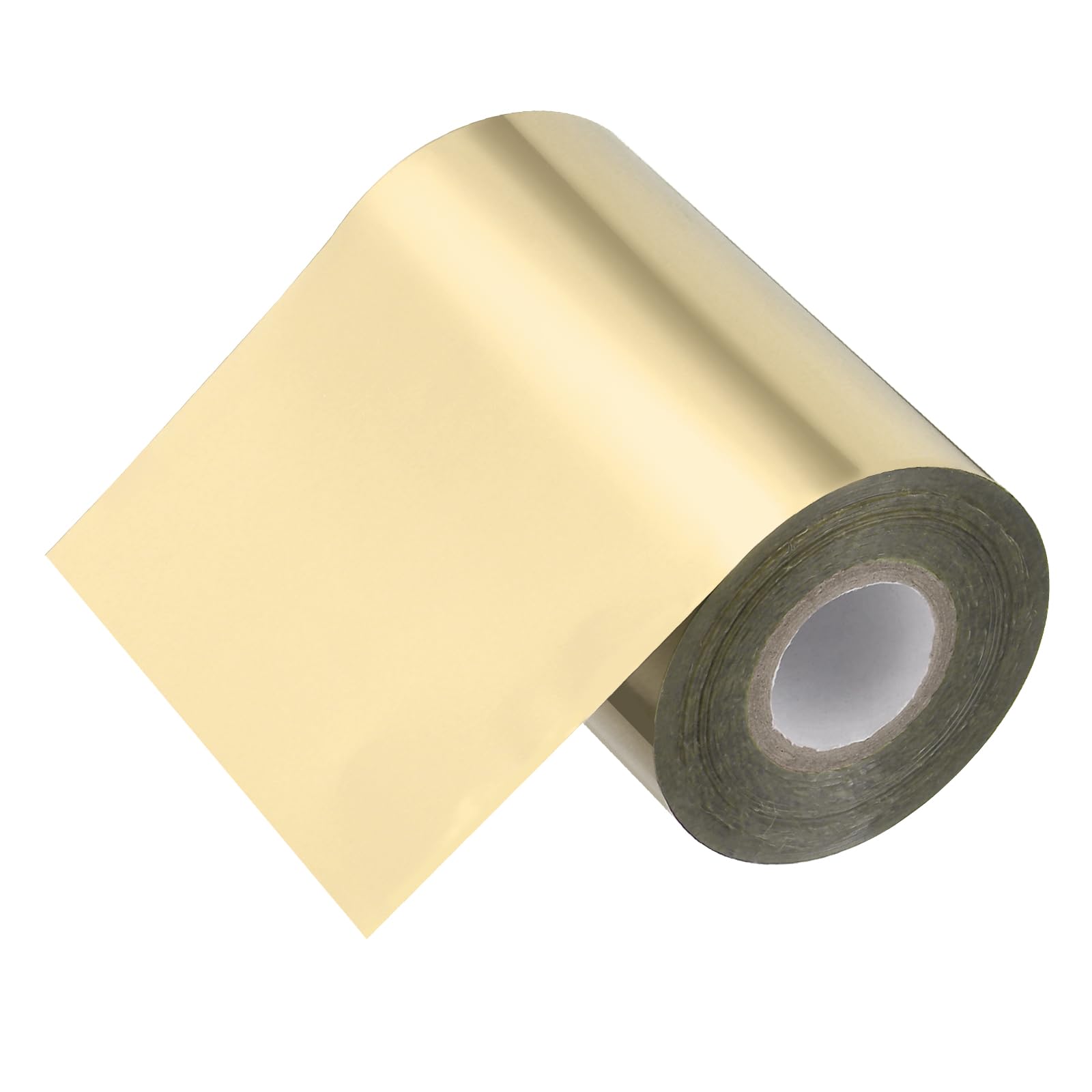 PATIKIL 4"x400Ft Hot Stamping Foil Paper, Heat Transfer Hot Stamping Paper Foil Roll for Leather DIY Logo Decor Craft Gift Package Scrapbook Card,