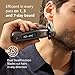 Philips Norelco Shaver i9000, Wet & Dry Electric Shaver, Dark Slate, SenseIQ Technology, Triple Lift & Cut System, 360 Rotating Dual SteelPrecision Precision Blades, Quick Clean Pod, X9002/82