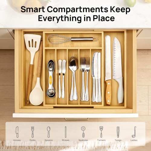 Vtopmart-Expandable-Bamboo-Drawer-Organizer-for-Kitchen-Adjustable-Tray-Silverware-Cutlery-Kitchen-Tool-Storage-Fits-Vanity-Office-Utility-Drawers-Keeps-Essentials-Organized