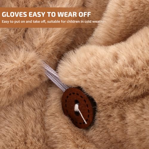 Guantes de invierno para mujer tipo concha evitan manos frías 7