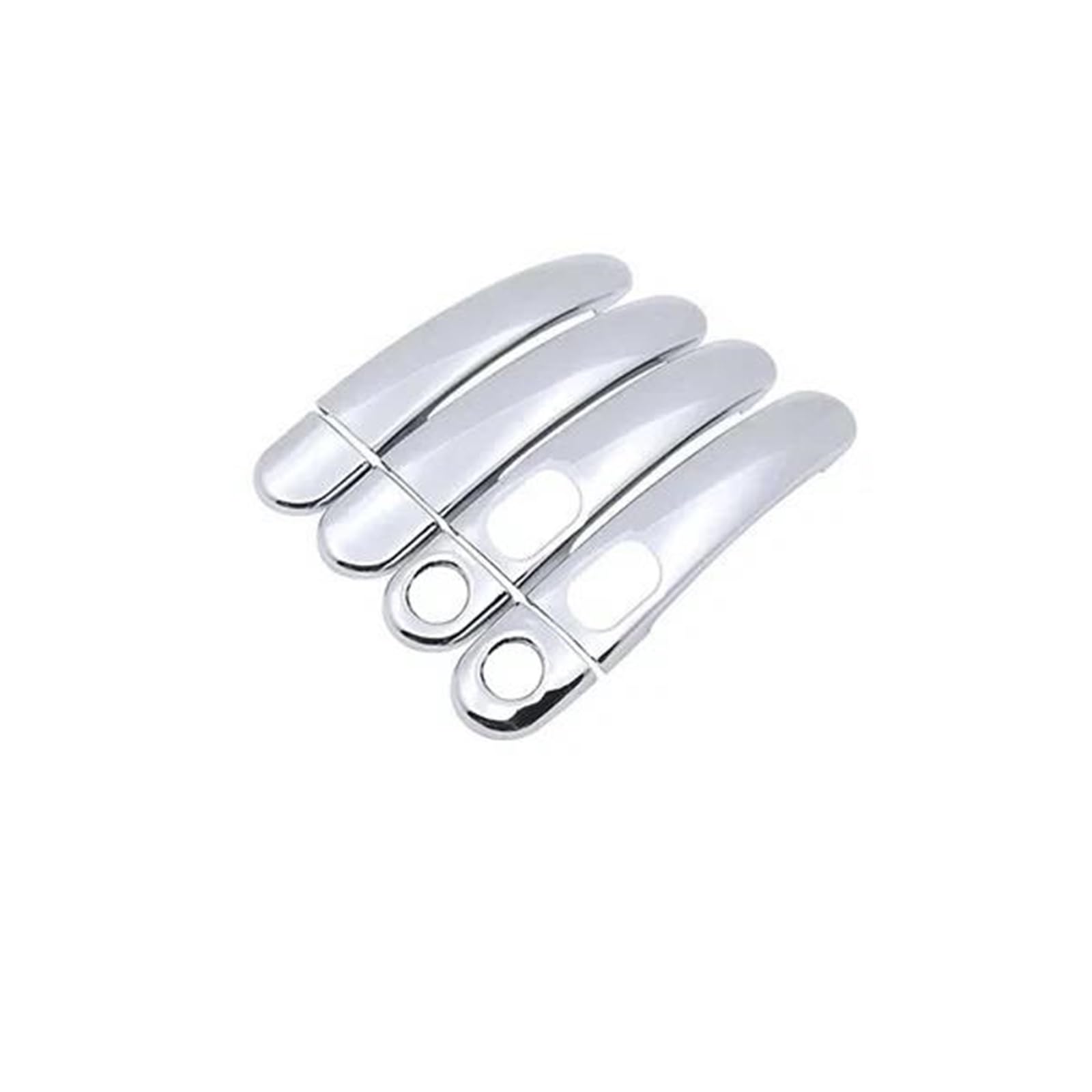 NOHEEU for VW for Polo 5 MK5 Vivo Ameo Vento 09~17 Car Door Handles Covers Exterior Scratch Protective Decor Accessories(Style4)