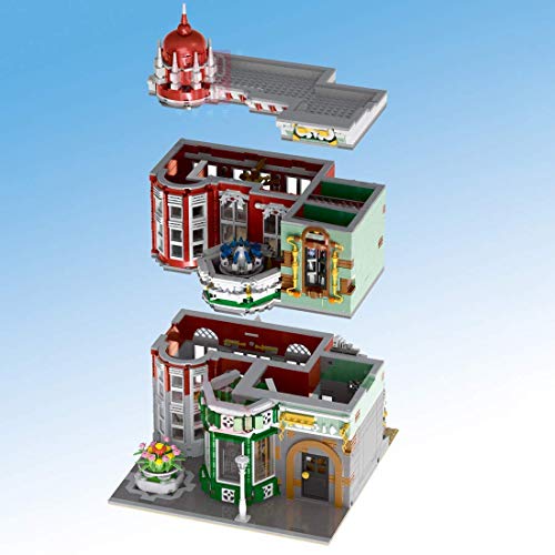 n.g. Wohnkultur Architektur Bausteine Modell 3050+Pcs Antique Collection MOC City House Street View Stadthaus… – Bild 4
