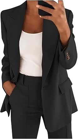 Vocational Blazer Suit 2pcs Set