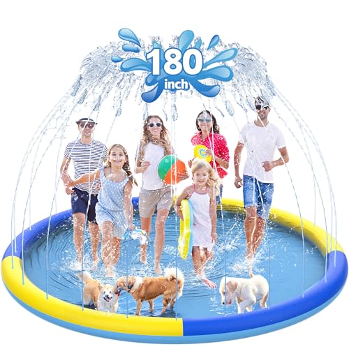 CACSPS Non-Slip Splash Pad for Kids and Dogs