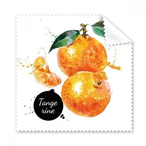 Verres chiffon de nettoyage tissu mandarine fruits écrans téléphone 5pcs