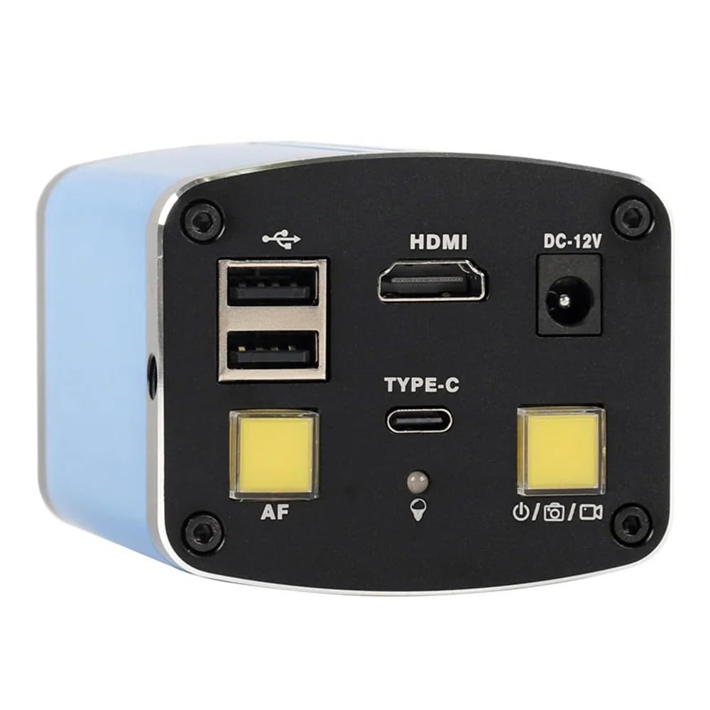 Kit di accessori per microscopio 1080P AutoFocus IMX307 Misura videomicroscopio Fotocamera 120X 180X 200XC Obiettivo di montaggio Staffa di serraggio regolabile per riparazione del telefono Vetrini p
