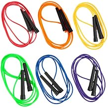 8 ft. Speed Jump Ropes, Six Pack - Boxing, MMA, Cardio, Fitness Practice - Agility and Dexterity Training - Tone Muscle and Burn Fat - in Assorted Colors