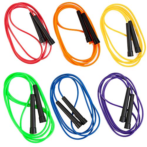 8 pies de velocidad de salto, 6 unidades – Boxeo, MMA, Cardio, Fitness, Crossfit Practice – Entrenamiento de agilidad y destreza – Tonos musculares y quemar grasa – Viene en varios colores