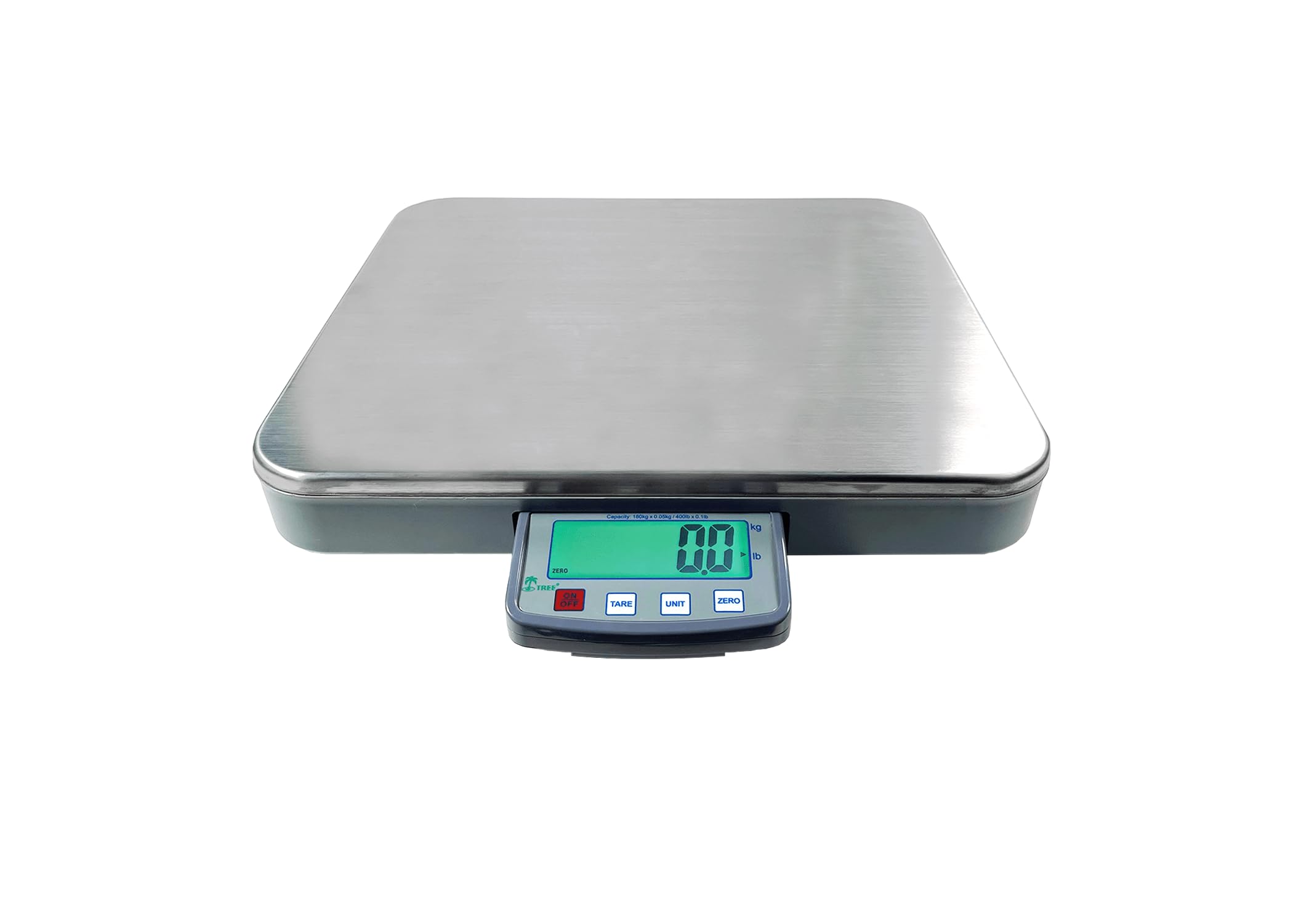 Tree CSS 400 Compact Shipping Scale – 400lb x 0.1lb, Space-Saving Design with High-Precision Sensors for Accurate Package Weighing, Ideal for Postal
