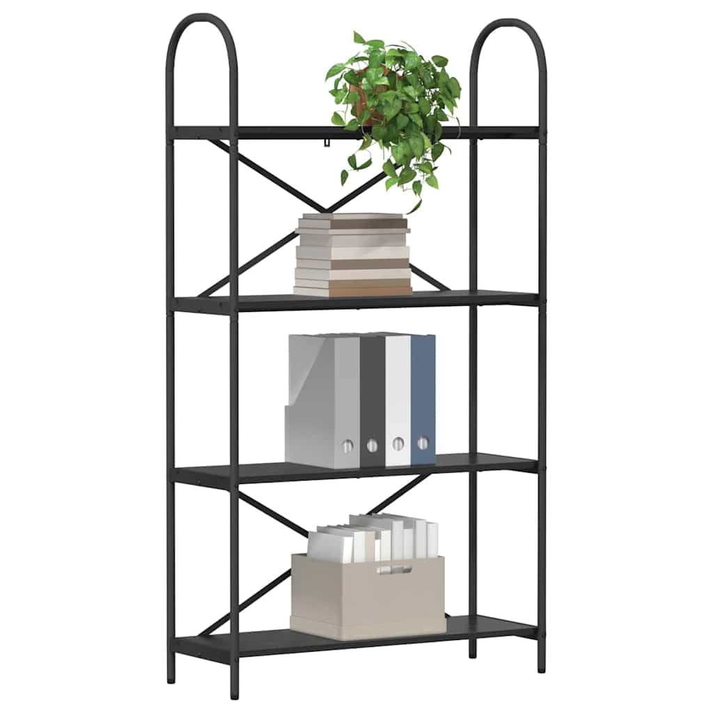 vidaXL Półka na książki 4 poziomy 80 x 30 x 146 cm Drewno inżynieryjne