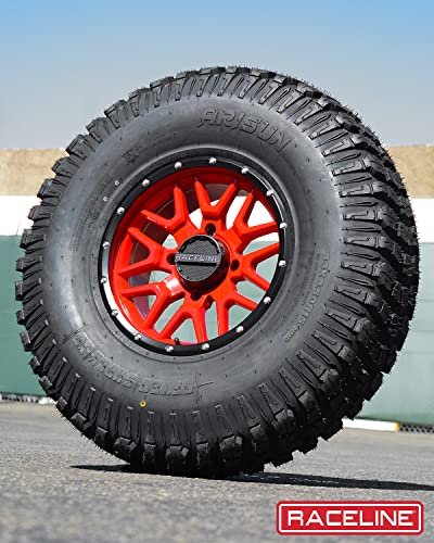 Raceline Wheels A94R Krank Utv/Atv Wheel Red 14X7" 4X156", 10 Mm Offset/(4.39"B/S) #TOP1