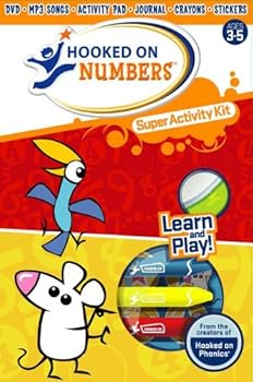 Hardcover Hooked on Numbers: Super Activity Kit Book
